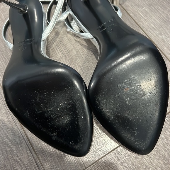 Tom Ford Silver Heels - Picture 5 of 5